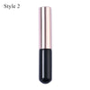 Q Soft Silicone Lip Brush with Dust Proof Cover round Head Lipstick Applicator Lip Cosmetic Tool Multi-Use Eyeshadow Brush