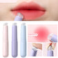 Q Soft Silicone Lip Brush with Dust Proof Cover round Head Lipstick Applicator Lip Cosmetic Tool Multi-Use Eyeshadow Brush